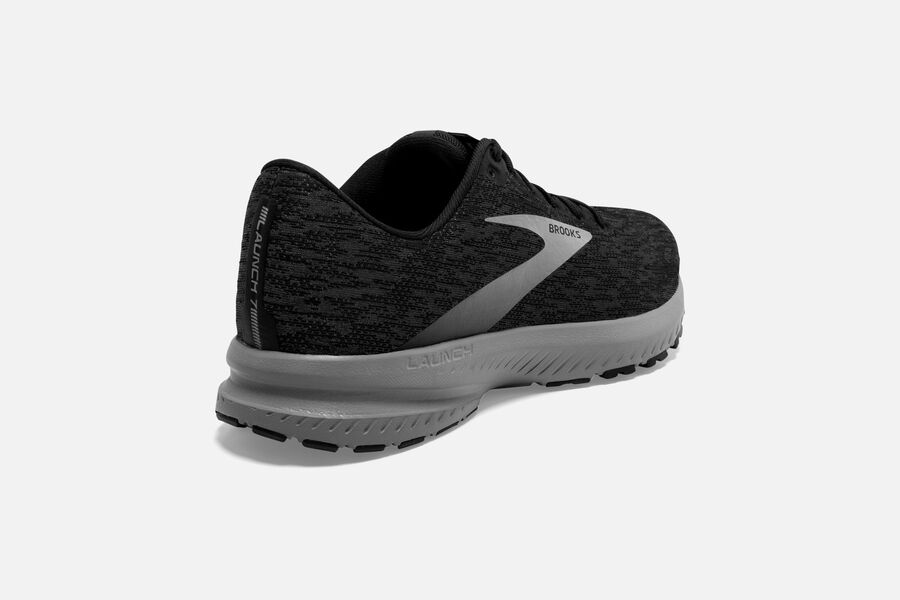 Brooks Launch 7 Road Loopschoenen Heren - Zwart/Grijs - 981536IQP